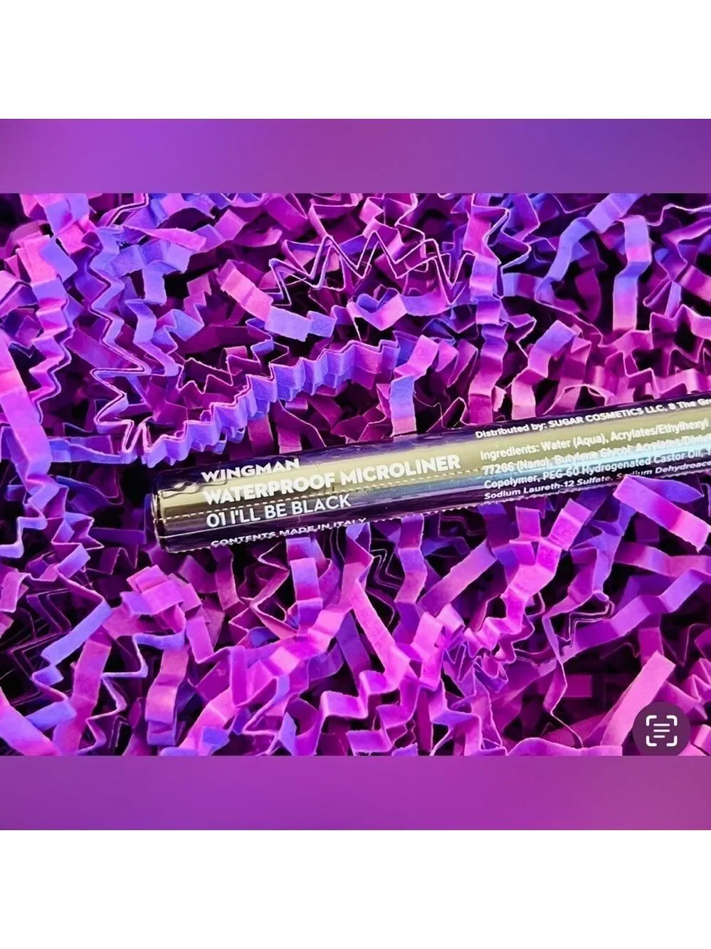 New/Sealed Sugar Wingman Waterproof Microliner Precision Eyeliner I’ll Be Black